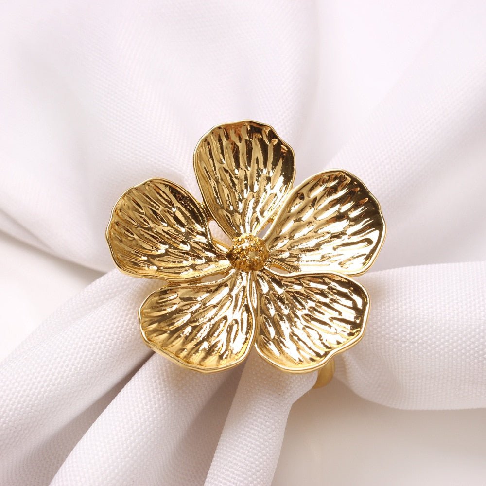 Petals Napkin Ring Holder Set - www.Shopthatapp.com