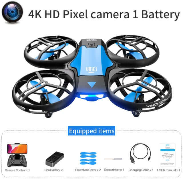 4DRC V8 Mini Drone - 4K HD Camera, WiFi FPV, Altitude Hold, Professional Helicopter Toy - www.Shopthatapp.com