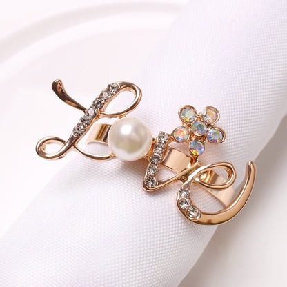 Love Rhinestone Napkin Holder Set - www.Shopthatapp.com