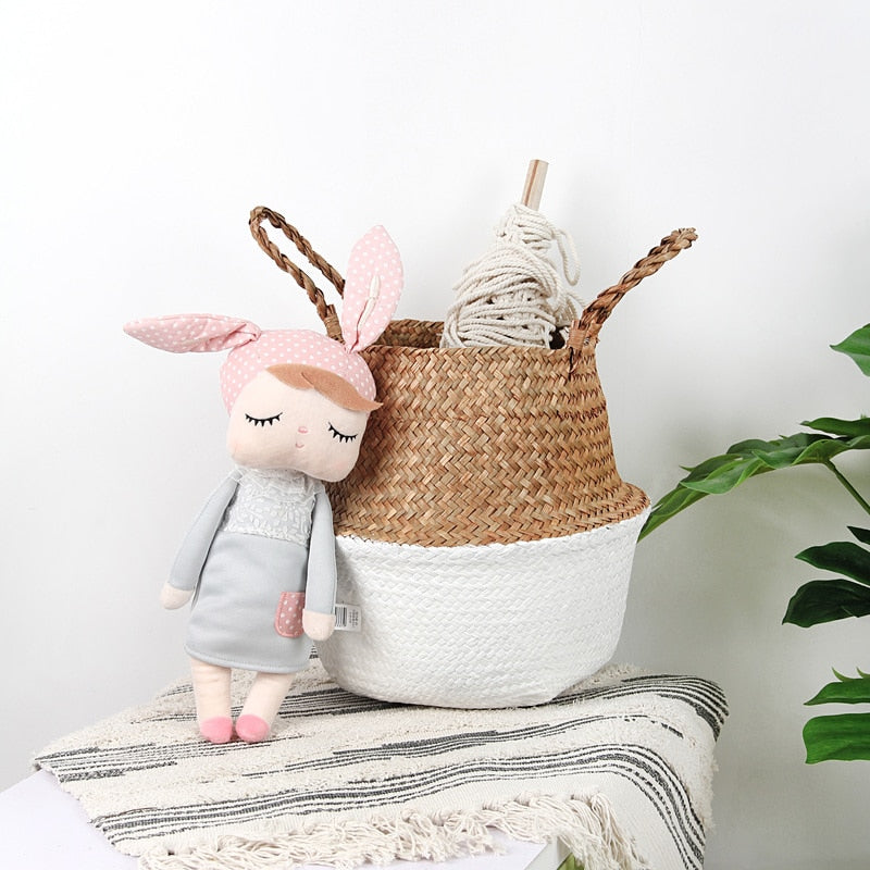 Colored Wicker Basket