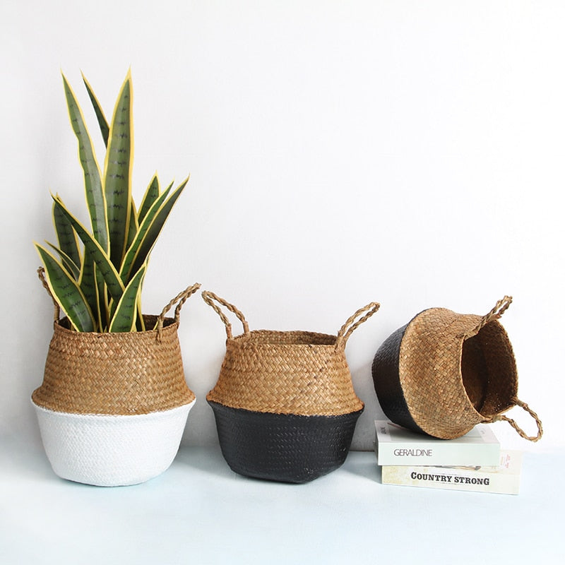 Colored Wicker Basket