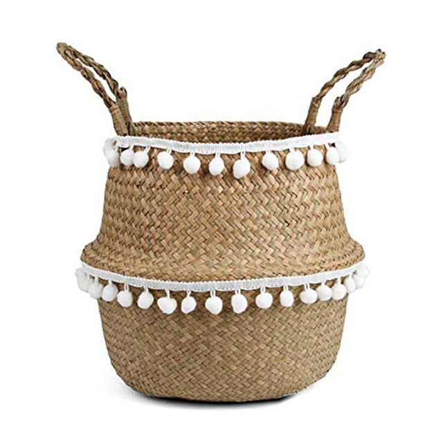 Colored Wicker Basket