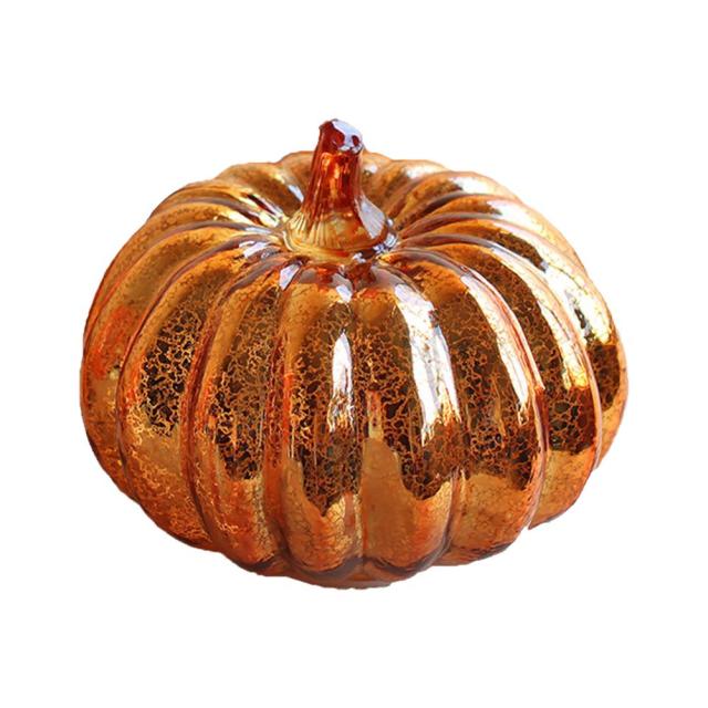 Crystal Glass Pumpkin Lamp - www.Shopthatapp.com