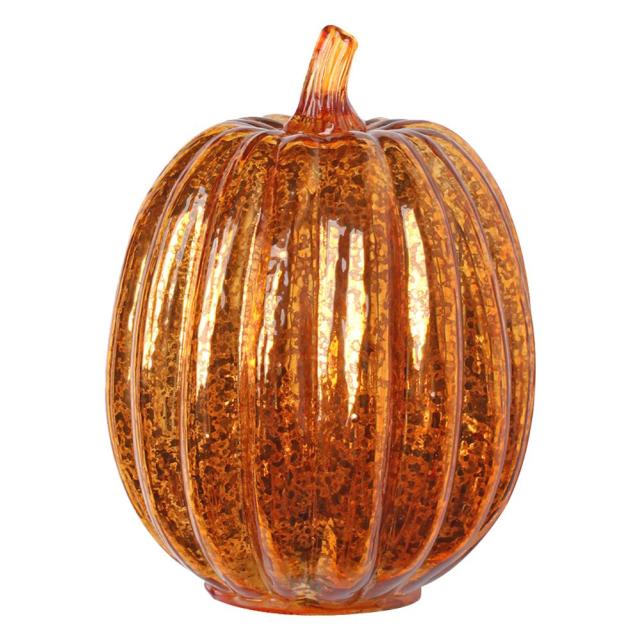 Crystal Glass Pumpkin Lamp - www.Shopthatapp.com