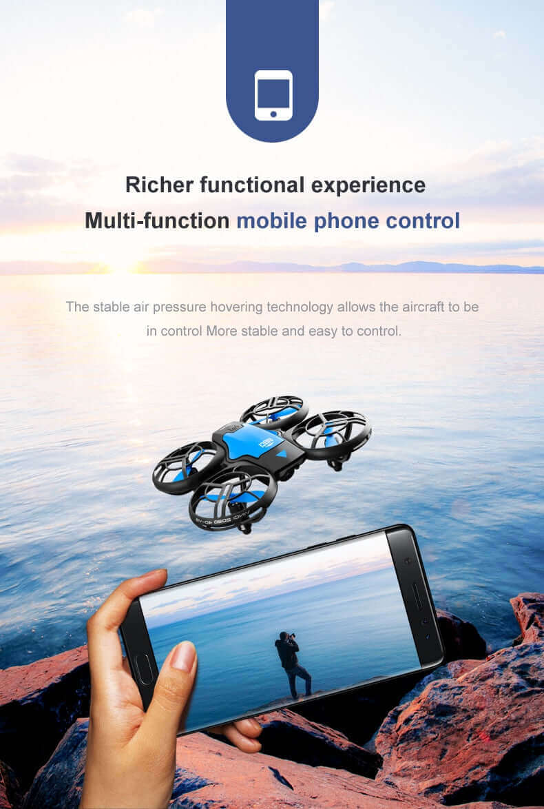 4DRC V8 Mini Drone - 4K HD Camera, WiFi FPV, Altitude Hold, Professional Helicopter Toy - www.Shopthatapp.com