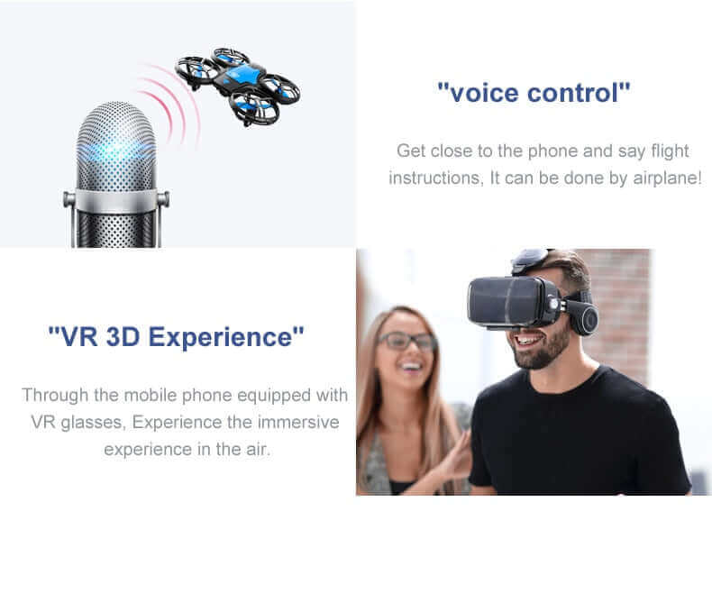 4DRC V8 Mini Drone - 4K HD Camera, WiFi FPV, Altitude Hold, Professional Helicopter Toy - www.Shopthatapp.com