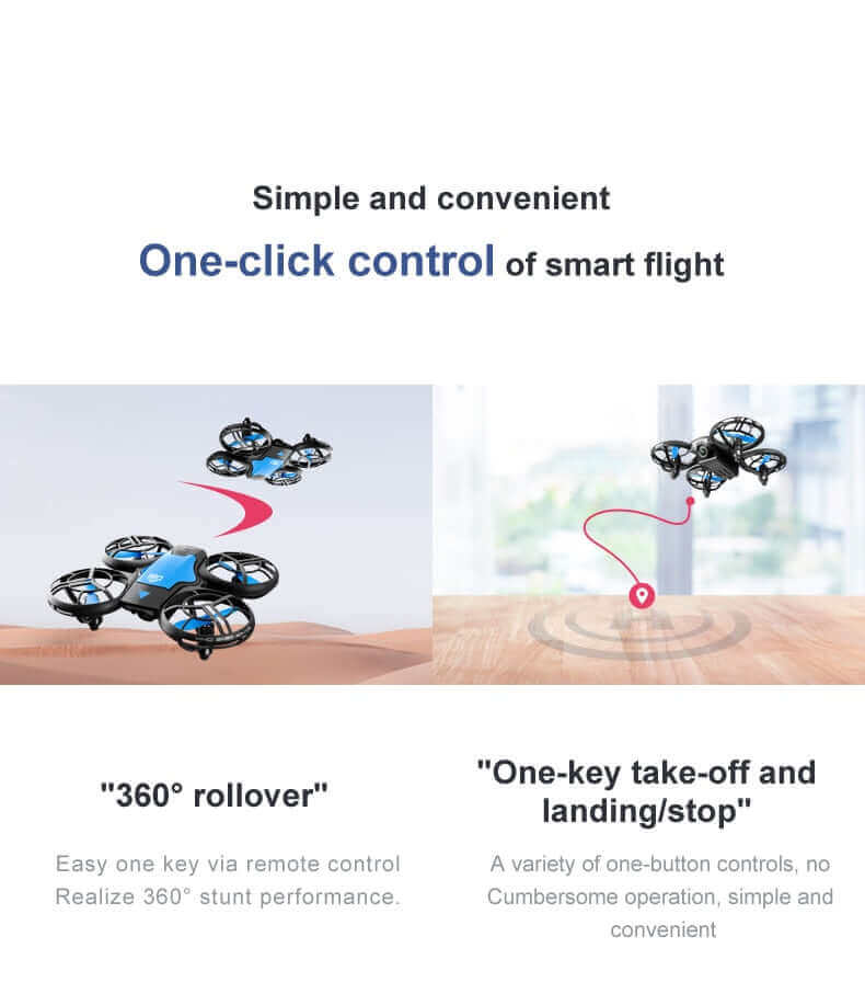 4DRC V8 Mini Drone - 4K HD Camera, WiFi FPV, Altitude Hold, Professional Helicopter Toy - www.Shopthatapp.com