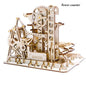 Robotime Rokr DIY Murmelbahn-Set: 5 verschiedene Modellbaustein-Bausätze aus Holz – perfektes Zusammenbauspielzeug-Geschenk für Erwachsene und Kinder