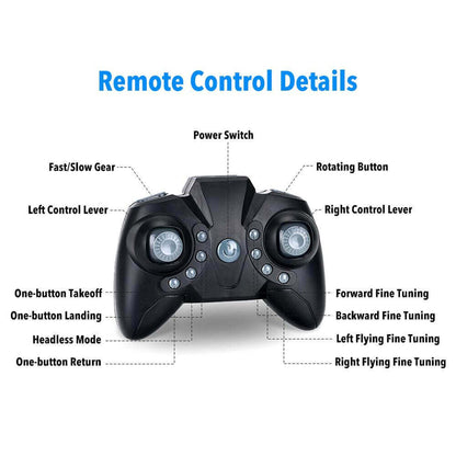 2.4GHz RC Motorcycle 2 In 1 Land Air Flying Motos Drone Toys With 360 Degree Rotation Drift Electric Motorcycle For Children - www.Shopthatapp.com