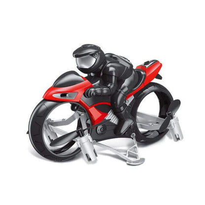 2.4GHz RC Motorcycle 2 In 1 Land Air Flying Motos Drone Toys With 360 Degree Rotation Drift Electric Motorcycle For Children - www.Shopthatapp.com