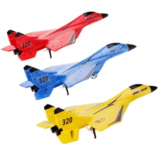 MIG 320 Foam RC Glider Drone | Hand-Thrown Electric Airplane Toy for Boys - www.Shopthatapp.com