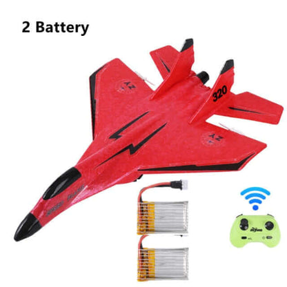 MIG 320 Foam RC Glider Drone | Hand-Thrown Electric Airplane Toy for Boys - www.Shopthatapp.com