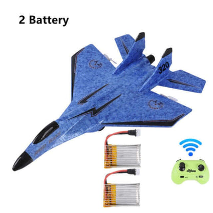 MIG 320 Foam RC Glider Drone | Hand-Thrown Electric Airplane Toy for Boys - www.Shopthatapp.com