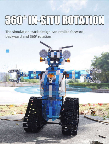 Robot télécommandé Mould King 15059 - LED, blocs de construction motorisés, jouet intelligent à offrir