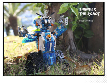 Robot télécommandé Mould King 15059 - LED, blocs de construction motorisés, jouet intelligent à offrir