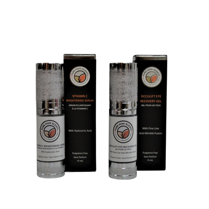 Pure Non-Scents vitamin C brightening serum with hyaluronic acid for skin hydration and radiance