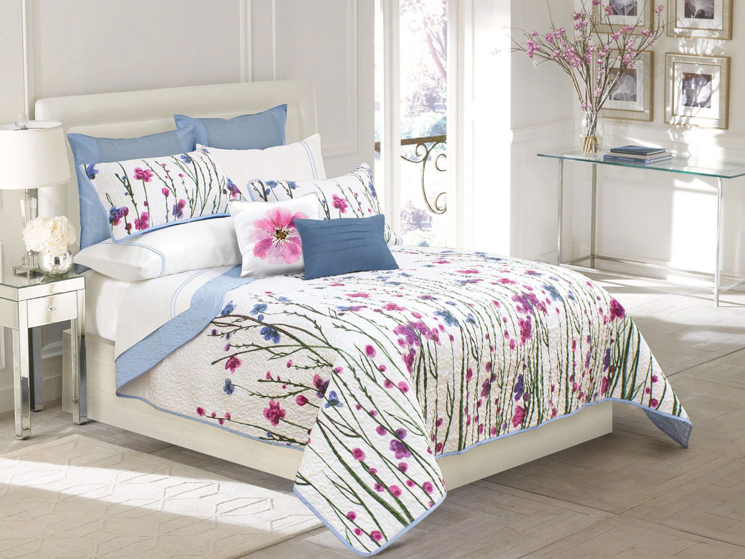 Quilt Bedding Set Woven 3 Piece Set King Sabrina - www.Shopthatapp.com
