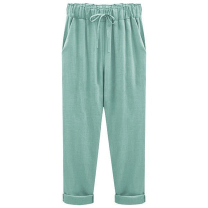 Pantalon court en coton Radia pour femme