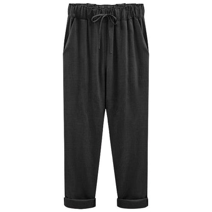 Pantalon court en coton Radia pour femme