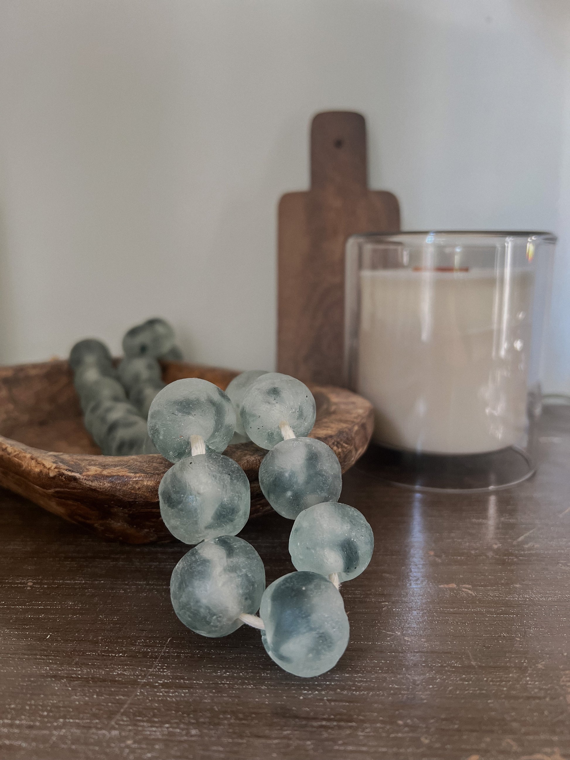 Recycled Glass Beads - Grey-Jewellery-www.Shopthatapp.com-The Happy Home Line