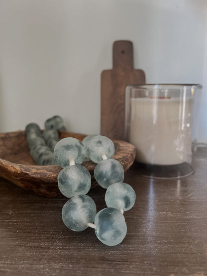 Recycled Glass Beads - Grey-Jewellery-www.Shopthatapp.com-The Happy Home Line