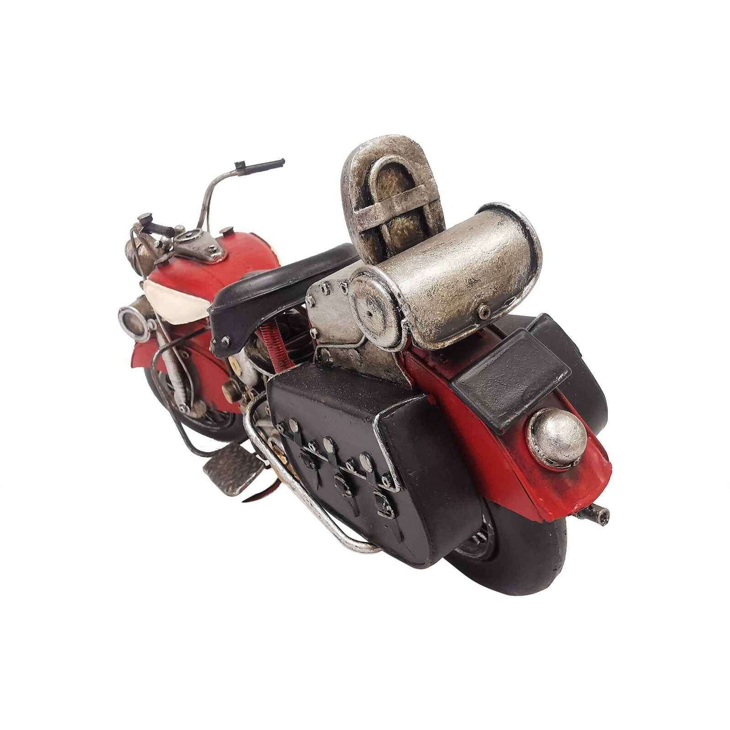 Decorative red motorcycle model from Peterson Housewares & Artwares for unique home decor