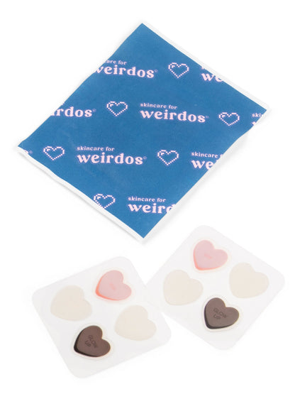 32 patchs cicatrisants pour les boutons en forme de cœur