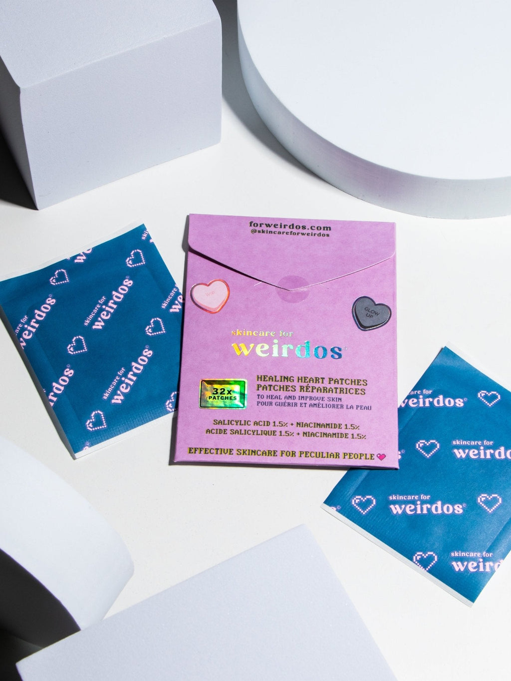 32 healing heart pimple patches - www.Shopthatapp.com