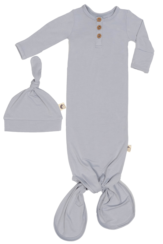 Ensemble de robe bébé gris lilas