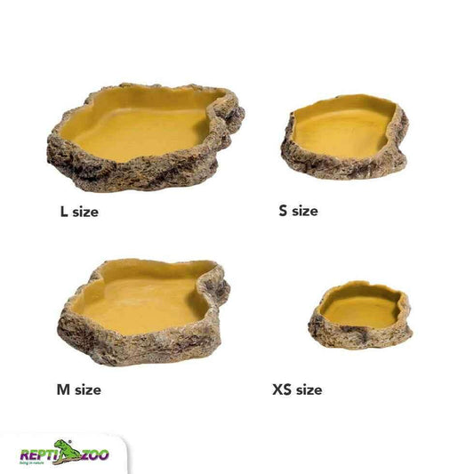 Reptile Feeding Bowl Canada - Natural Look Bowls by Reptilemart.ca