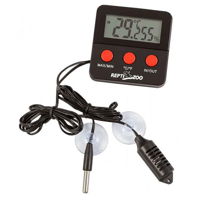 REPTIZOO Combined Digital Thermometer & Hygrometer ＃SH124 - www.Shopthatapp.com