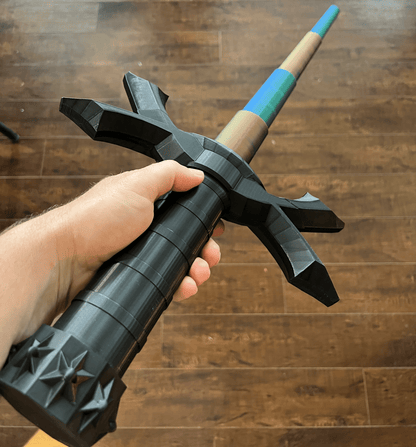 Einziehbares Ritterschwert - 3D-gedruckt
