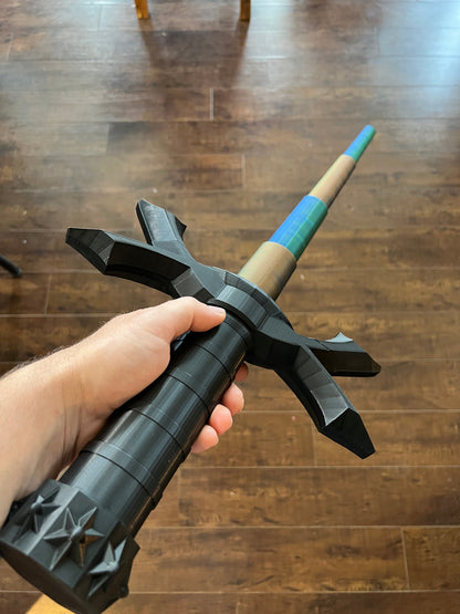 Einziehbares Ritterschwert - 3D-gedruckt