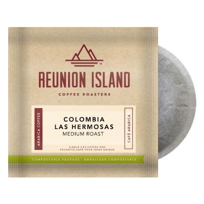 Ile de la Réunion Colombie Dosettes de café Las Hermosas