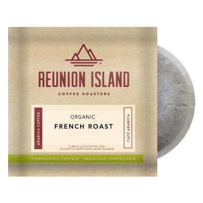 Dosettes de café torréfié bio de l'île de la Réunion