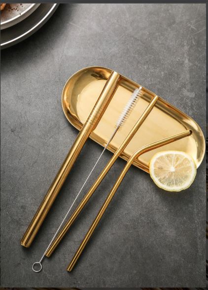 Reusable Metal Straws - www.Shopthatapp.com