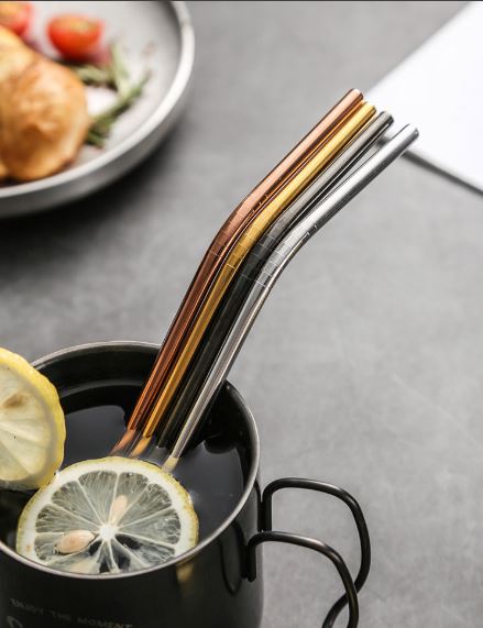 Reusable Metal Straws - www.Shopthatapp.com