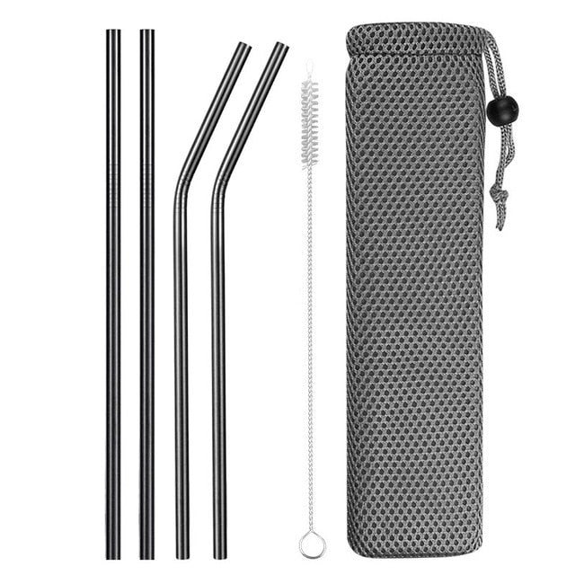 Reusable Metal Straws - www.Shopthatapp.com
