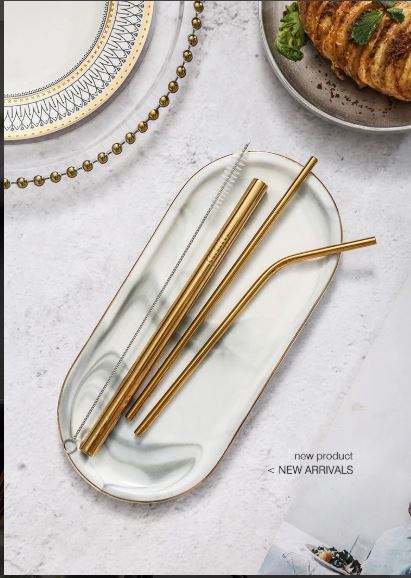 Reusable Metal Straws - www.Shopthatapp.com