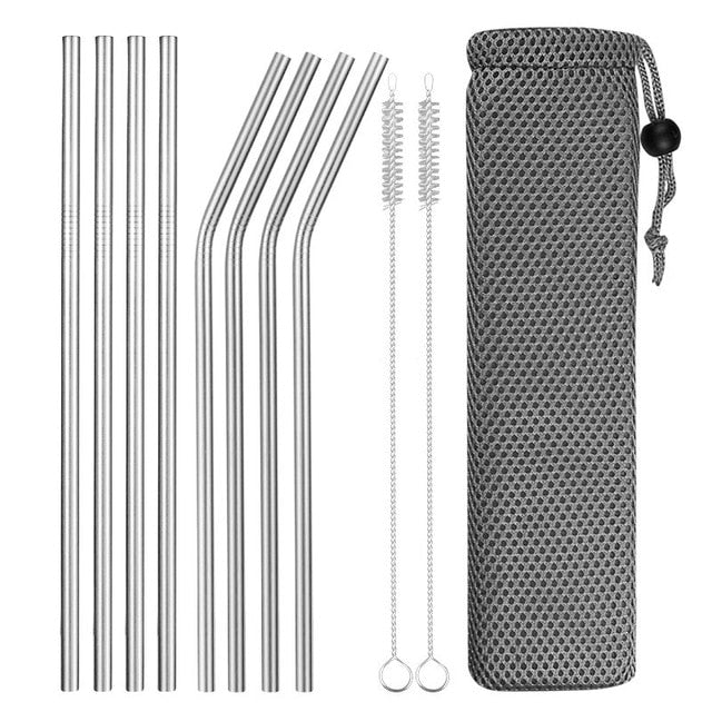 Reusable Metal Straws - www.Shopthatapp.com