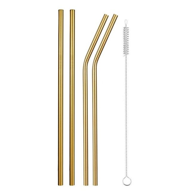 Reusable Metal Straws - www.Shopthatapp.com