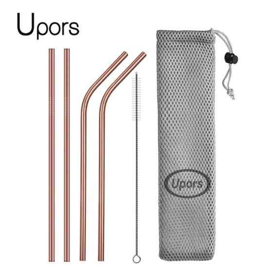 Reusable Metal Straws - www.Shopthatapp.com