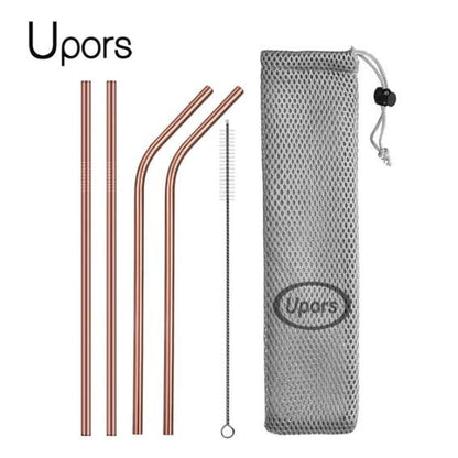 Reusable Metal Straws - www.Shopthatapp.com
