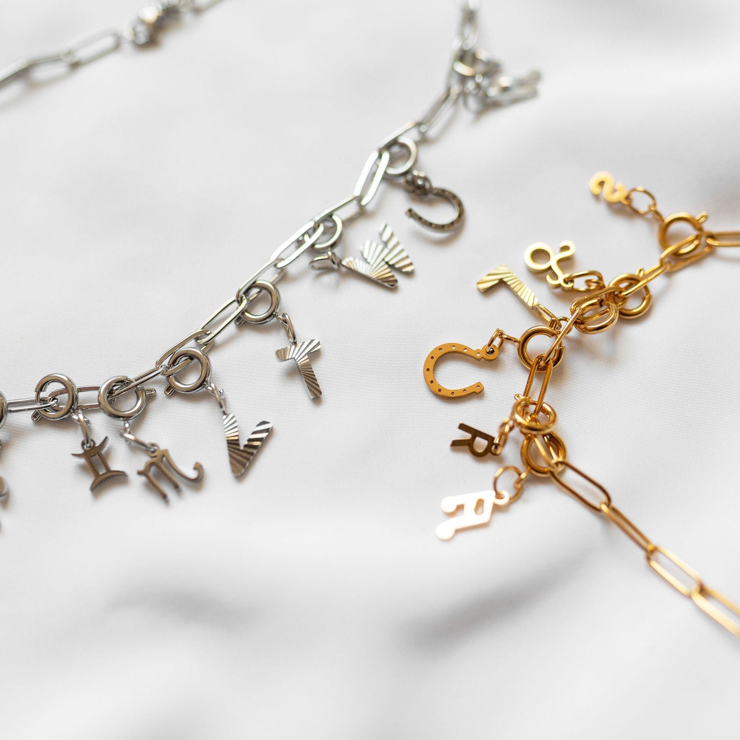 Collier chaîne trombone en argent