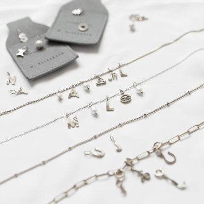 Collier chaîne trombone en argent