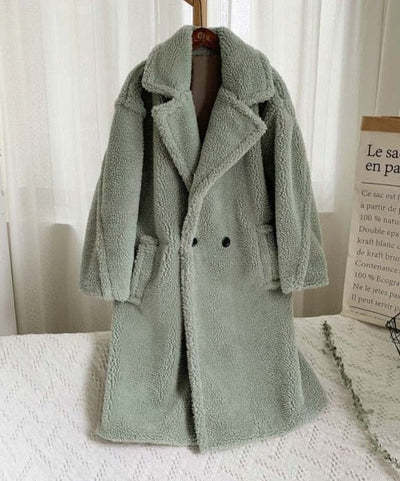 Rochelle Fleece Faux Fur Coat With Pockets - www.Shopthatapp.com