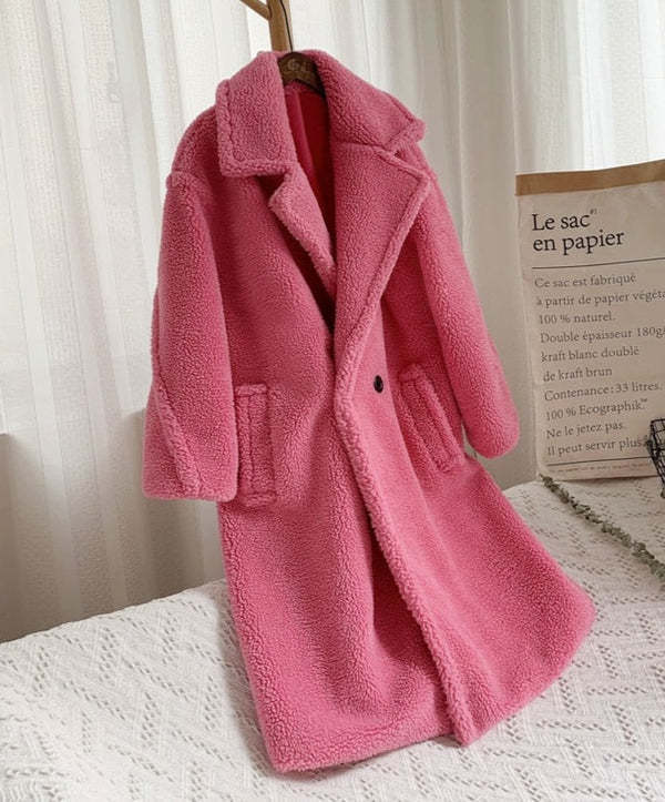 Rochelle Fleece Faux Fur Coat With Pockets - www.Shopthatapp.com