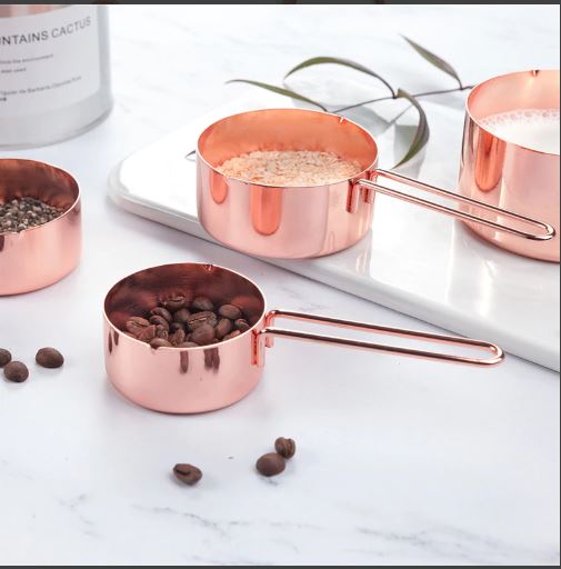 Plated Measuring Cups & Spoons Set - www.Shopthatapp.com
