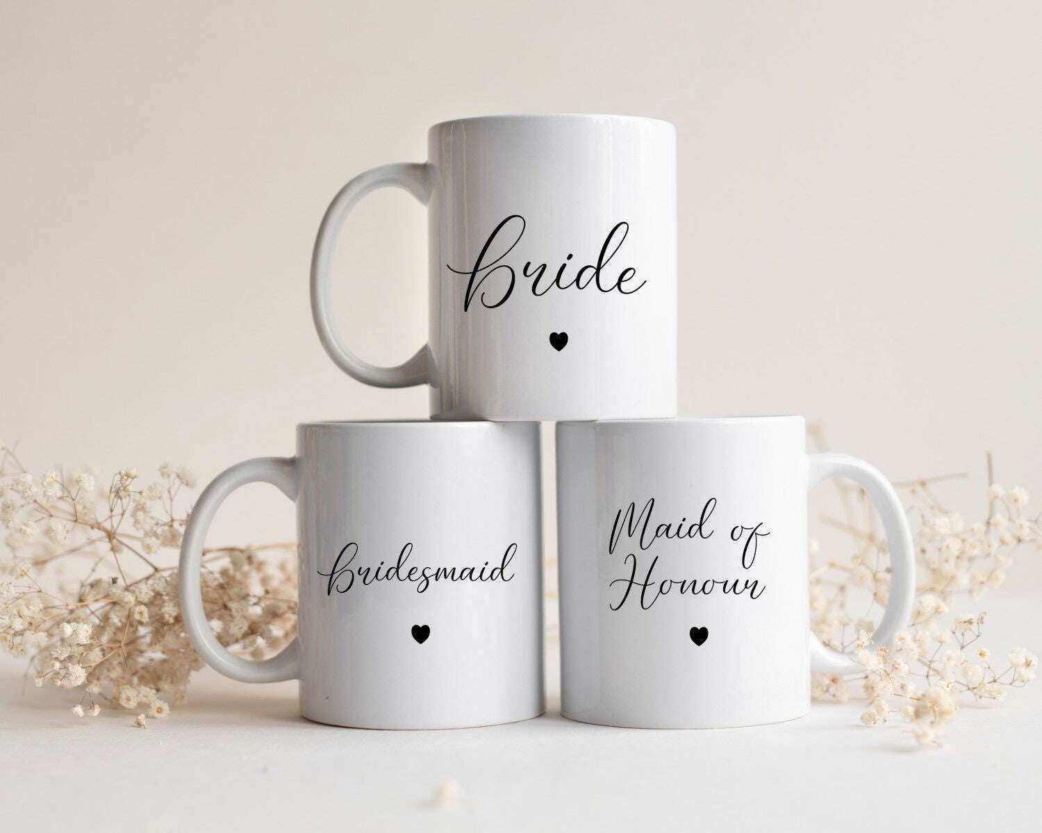 RusticGirls.Trilogy Bridal Party Mugs Canada - Set of 3 - www.Shopthatapp.com