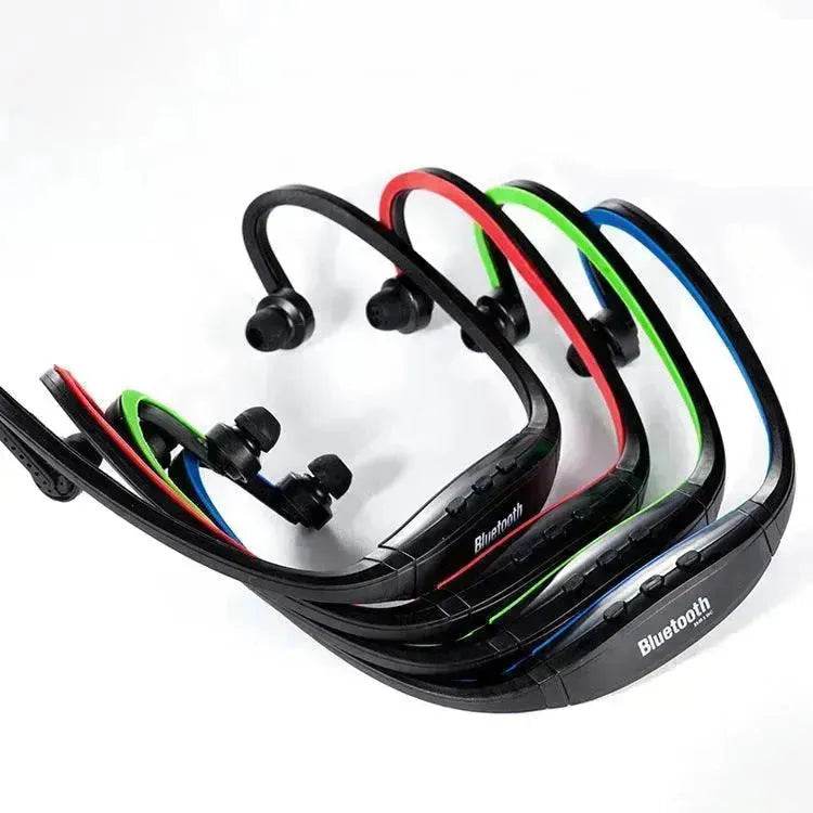 S9 Bluetooth Headset Rear-Mounted Sports Bluetooth Headset Stereo Bluetooth Headset Headset Wireless Card Headset - www.Shopthatapp.com